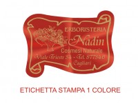 Etichette adesive per erboristeria, cosmetica, cosmesi (mm 45X33)  (cod.1M )